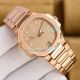 Swiss Replica Patek Philippe Nautilus Grey And White Dial Rose Gold Ladies Watch  (3)_th.jpg